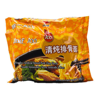 Unif Instant Noodles-Artificial Stwed Pork Chop Flavor 105g (Single Pack) BBD 15/6/2025 <br> 統一清燉排骨麵 (單包裝)