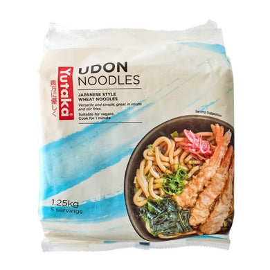 Yutaka Frozen Udon (5packs) 1.25kg <br> Yutaka 冷藏烏冬