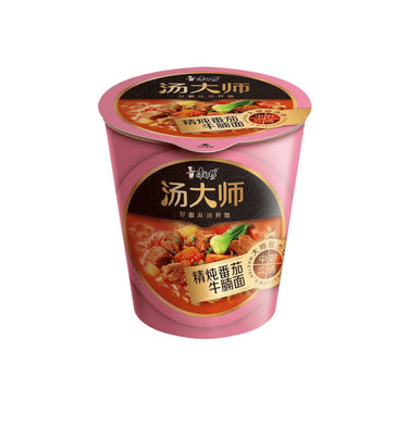 Master Kong Master Soup Cup Noodle - Artificial Beef Tomato Flavour 110g <br> 康師傅湯大師 - 精燉番茄牛腩杯麵