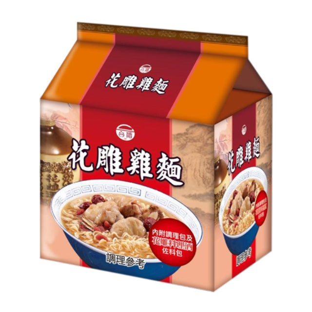 TTL - Chicken Flavour Instant Noodle 200g (3 Packs) <br> 台灣煙酒-花鵰雞麵