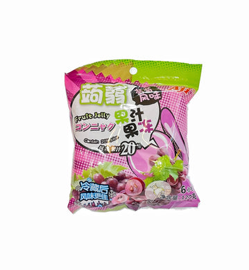 Aji Konjac Jelly - Grape Flavour 120g *** <br> Aji 蒟蒻果汁果凍 - 葡萄味