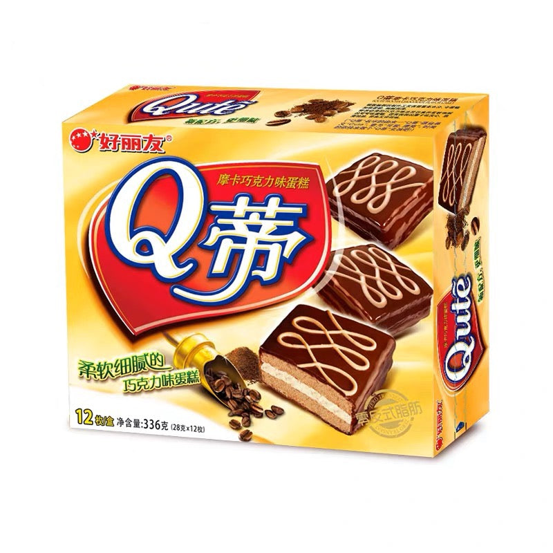 Orion QT Chocolate Cake - Mocha Flavour 12pieces 276g <br> Orion Q蒂 摩卡巧克力味