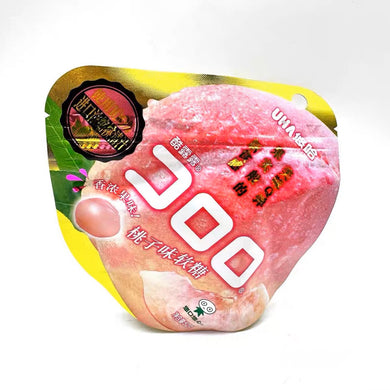 UHA (Chinese) Kororo Gummy (Peach) 52g <br> 悠哈 白桃味軟糖