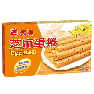 IMEI Egg Roll (Sesame) 60g <br> 義美 芝麻味蛋卷