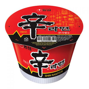 Nongshim Shin Bowl Noodle Soup - Gourmet Spicy 114g <br> 農心辛辣碗麵