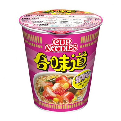 Nissin Cup Noodles Crab Flavour 75g <br> 日清合味道 - 蟹柳味