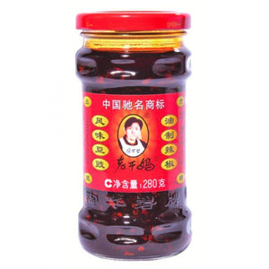 Lao Gan Ma Black Beans in Chilli Oil 280g <br> 老干媽風味豆豉油制辣椒