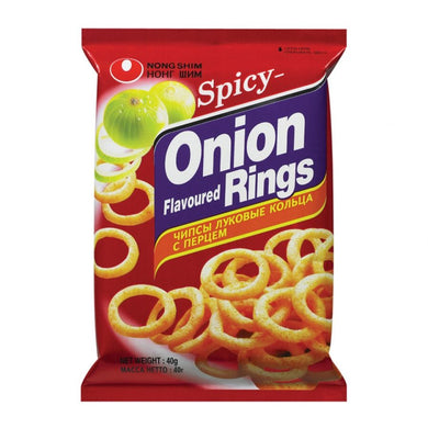 Nongshim Onion Rings - Hot & Spicy 40g <br> 農心辣洋蔥圈