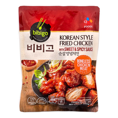 CJ Bibigo Korean Style Fried Chicken - Sweet & Spicy 350g <br> CJ Bibigo 韓式炸雞 - 甜辣味