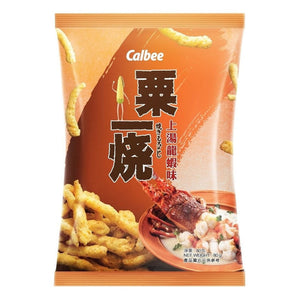 Calbee Grill A Corn - Lobster Supreme Soup 80g *** <br> 卡樂B 粟一燒 上湯龍蝦味