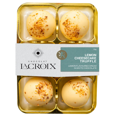 Chocolat Lacroix Lemon Cheese Cake Truffles 78g ***