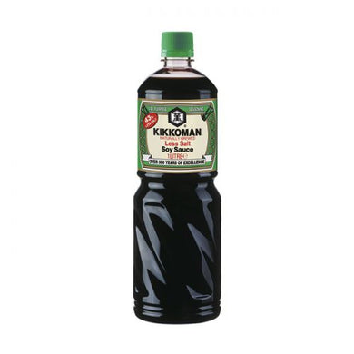 Kikkoman Less Salt Soy Sauce 1L <br> 萬字醬油-低鹽