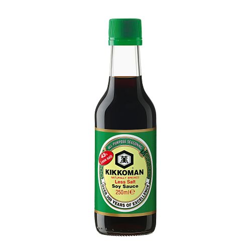 Kikkoman Less Salt Soy Sauce 250ml <br> 萬字醬油-低鹽