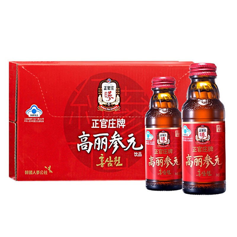 Korean Red Ginseng Red Ginseng Drink Box (100mlx10) *** <br> 正官庒紅參飲料