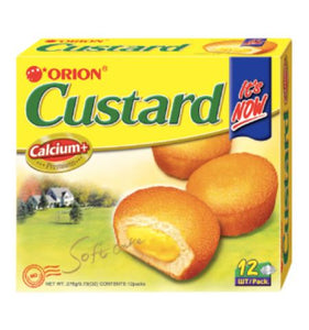 Orion Custard Pie 12 Pieces 276g <br> Orion 蛋黃派 12Pieces