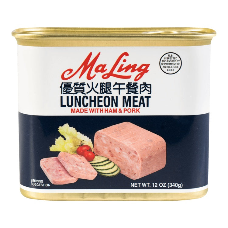 Maling Pork Luncheon Meat 340g <br> 梅林 優質火腿午餐肉