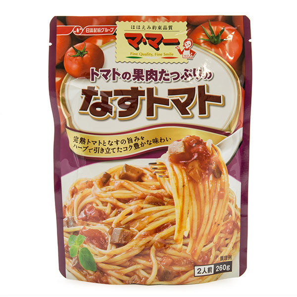 Nissin Ma Maa Tomato Aubergine Pasta Sauce 260g <br> 日清 番茄茄子意粉醬