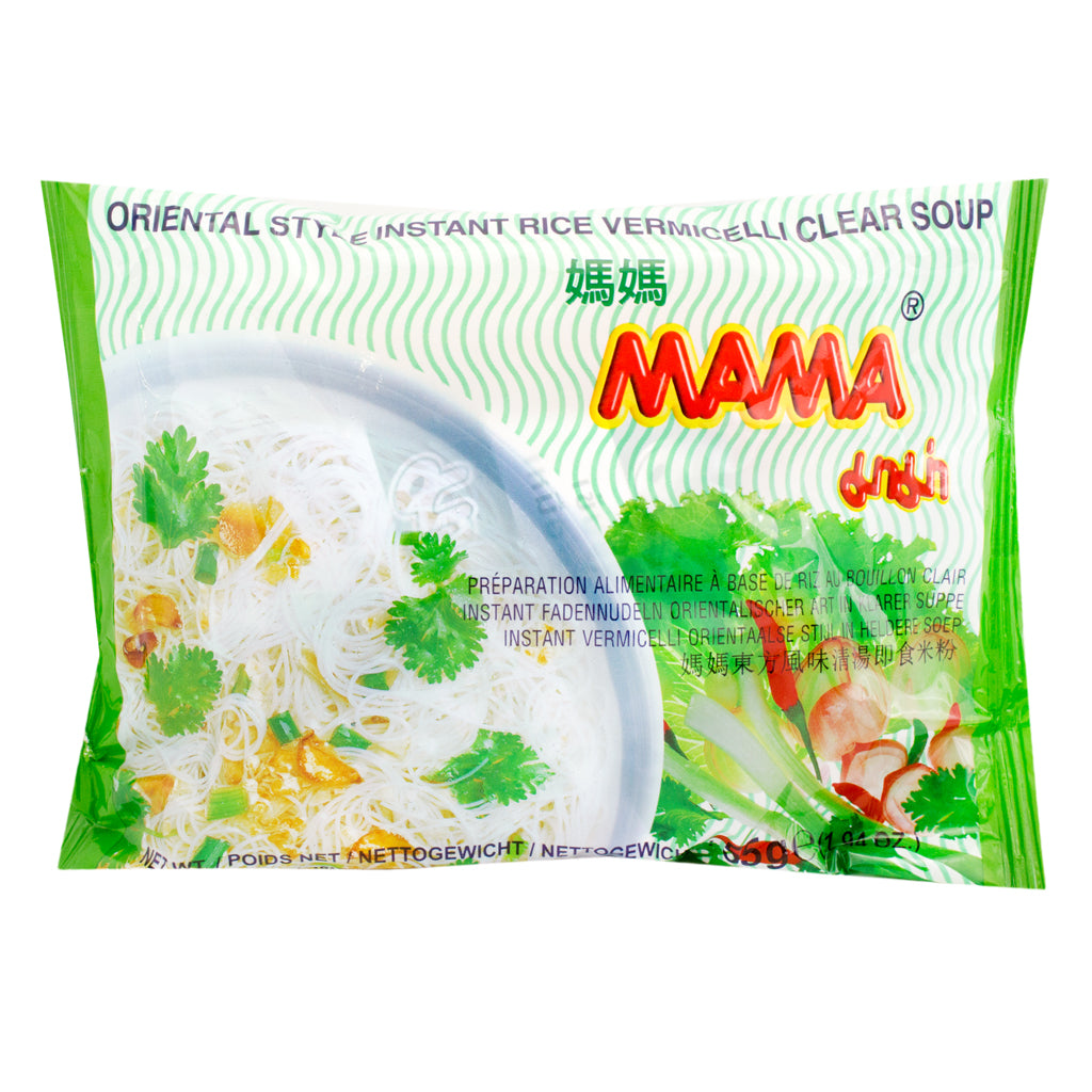 Mama Oriental Style Instant Rice Vermicelli Clear Soup 55g <br> 媽媽 清湯即食米粉