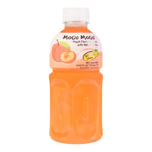 Mogu Mogu Nata De Coco Drink - Peach 320ml *** <br> Mogu Mogu 椰果飲料 - 水蜜桃味