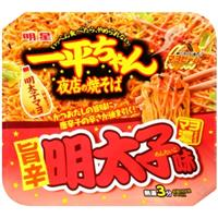 Myojo Foods Ippeichan Yakisoba with Fish Roe Mayonnaise 126 g <br> 明星一平夜店炒麵 明太子味 126g