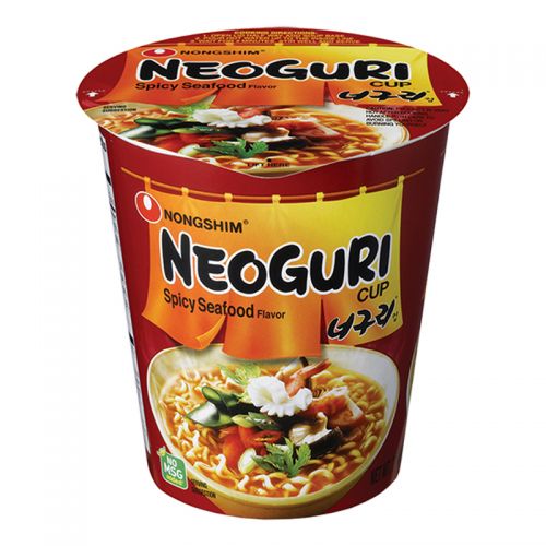 Neoguri Spicy Seafood Flavour Cup Noodle 62g <br> 農心Neoguri辣味烏冬杯麵