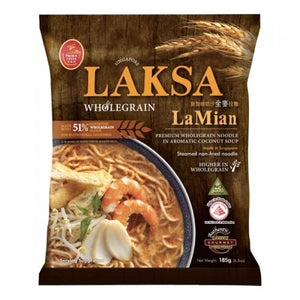 Prima Taste Singapore Wholegrain Laksa La Mian 185g <br> 百勝廚 新加坡叻沙全麥拉麵