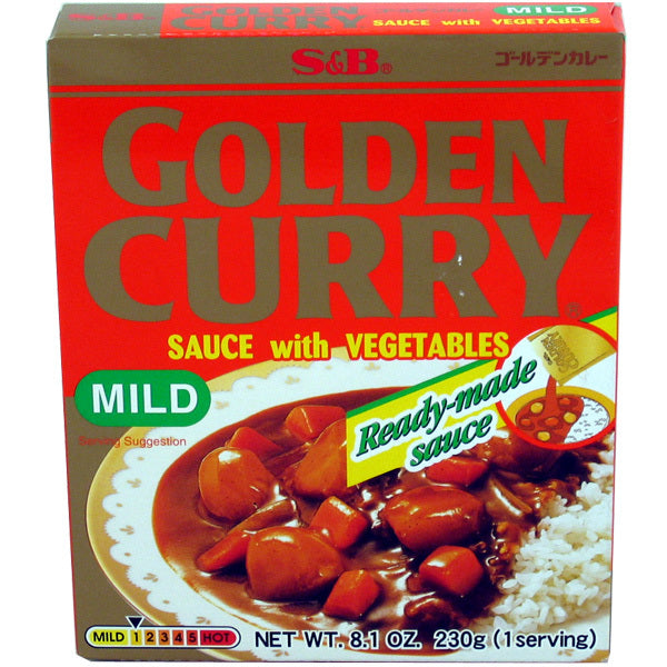 S&B Instant Golden Curry Sauce with Vegetables Mild 230g <br> S&B 方便即食金牌咖喱 甜口