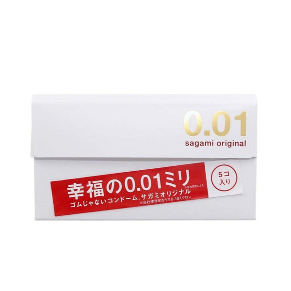 Sagami Original 0.01 Condoms 5pcs<br>Sagami 幸福001