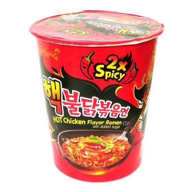 Samyang Double Spicy Hot Chicken Flavour Ramen Cup 70g <br> 三養 雙倍辣雞拉麵 杯麵