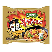 Load image into Gallery viewer, Samyang Hot Chicken Flavor Ramen - Curry 140g (Single Pack) &lt;br&gt; 三養 咖哩辣雞拉麵 (單包裝)