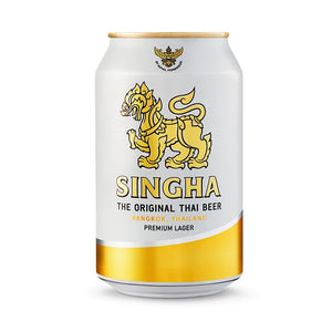 Singha Premium Imported Lager Beer (Can) 330ml ***