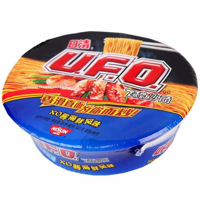 Nissin UFO - Yakisoba Noodles XO Sauce Seafood Flavour 120g <br> 日清UFO飛碟 - XO醬海鮮風味