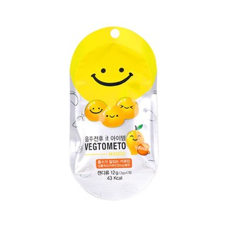 Vegtometo Smiley Face Hangover Relief Candy 3 pcs Mango Flavor & 1 pcs Honey Flavor<br>维格美笑脸姜黄芒果蜂蜜味解酒糖