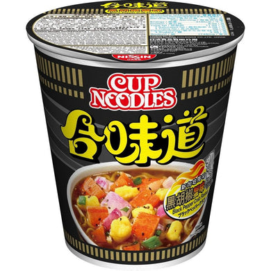 Nissin Cup Noodles Black Pepper Crab Flavour 74g <br> 日清合味道 - 黑胡椒蟹味