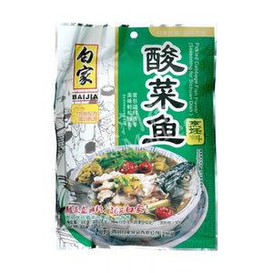 BJ Condiment - Pickled Cabbage Fish 300g <br> 白家酸菜魚烹飪料
