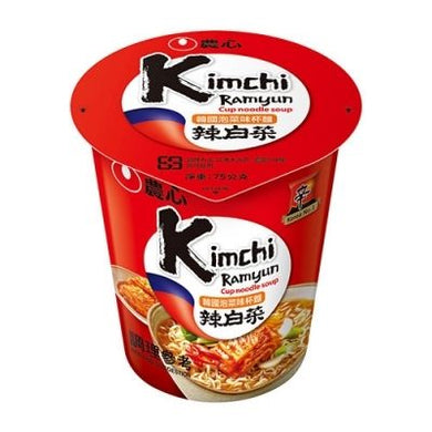 Nongshim Kimchi Ramyun Cup Noodle Soup 75g <br> 農心辣泡菜杯麵