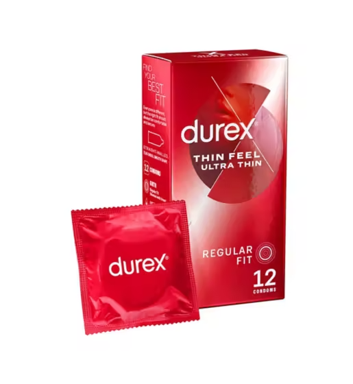 Durex Thin Feel Ultra Feel 12pcs ^^^ <br> 杜蕾斯 緊型超薄裝