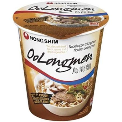 Nongshim Oolongmen Cup Noodle (Beef) 75g <br> 農心 烏龍杯麵 (牛肉味)