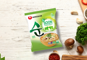 Nongshim Soon Veggie Ramyun Noodle Soup 112g <br> 農心蔬菜拉麵