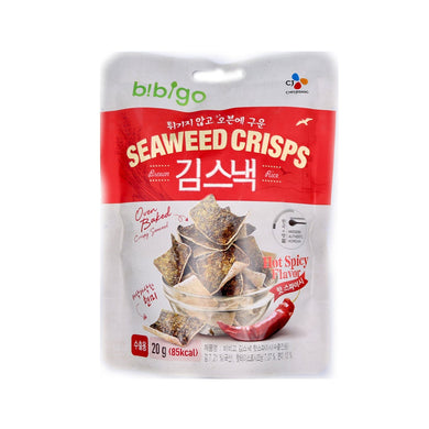 CJ Bibigo Seaweed Crisps (Hot & Spicy)20g <br> CJ Bibigo 紫菜米脆 (香辣)