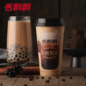 Xiang Piao Piao Boba Tea (Black Sugar Mix) 90g <br> 香飄飄黑糖雙拼奶茶