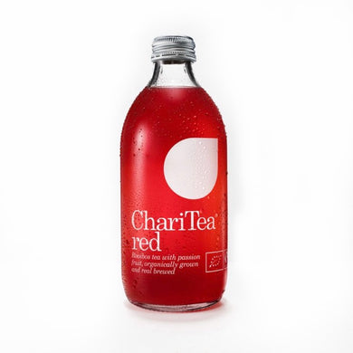 ChariTea Red 330ml <br> Rooibos Tea with Passionfruit