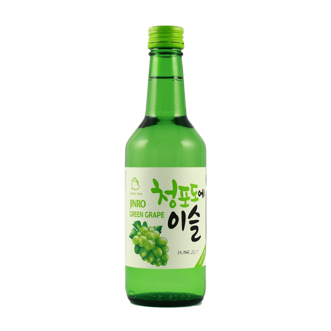 Jinro Chamisul Soju (Green Grape) Alc. 13% 350ml ***