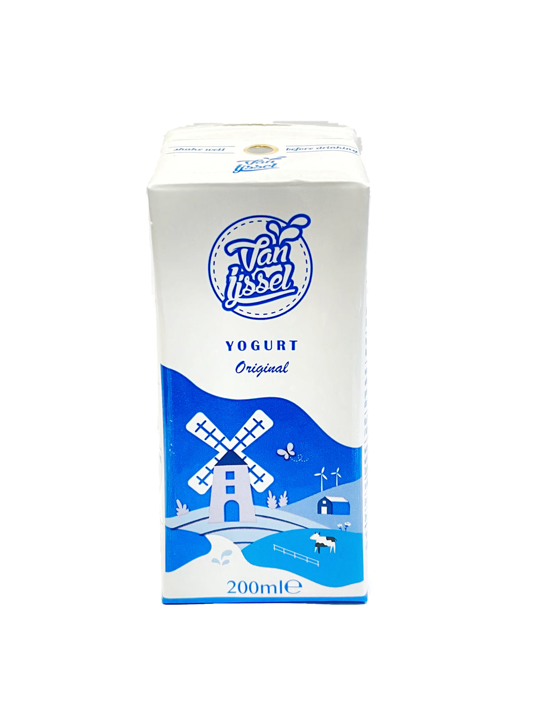 Van Ijssel Yogurt Drink - Original 200ml <br> 艾瑟爾 - 100% 純酸奶 - 原味