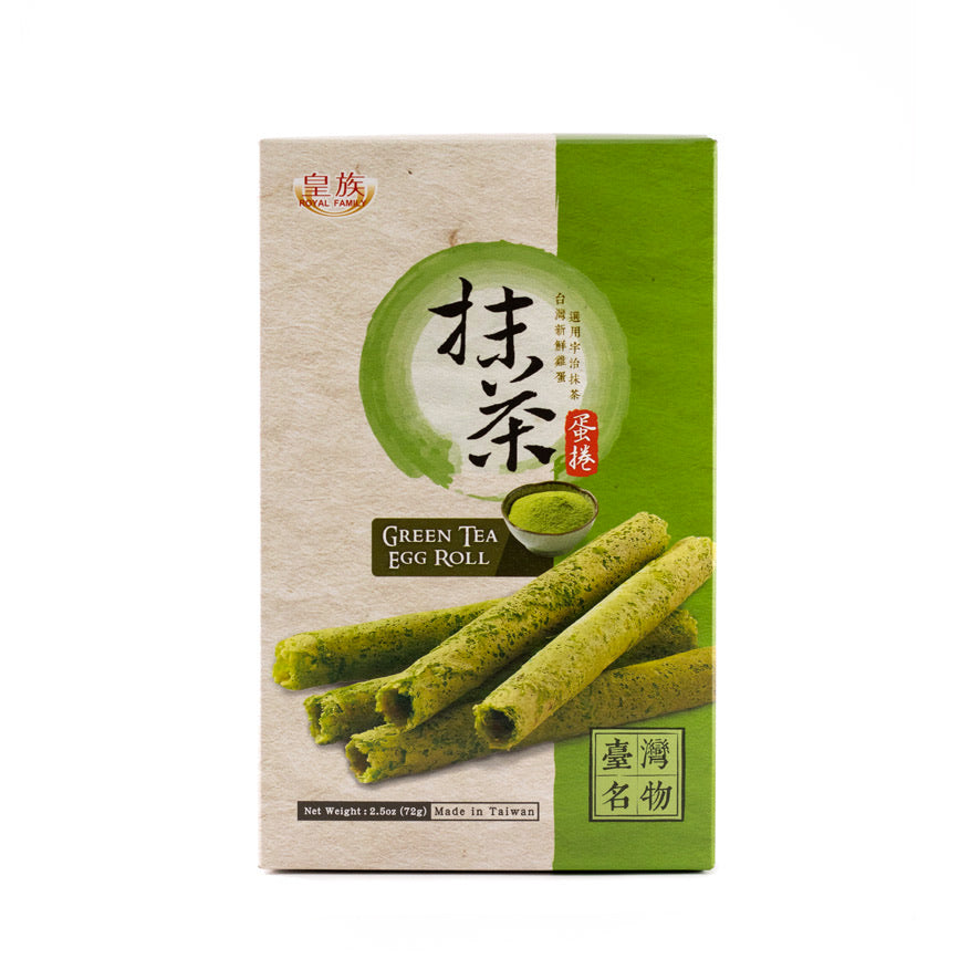 RF Green Tea Egg Roll 72g <br> 皇族 抹茶蛋捲