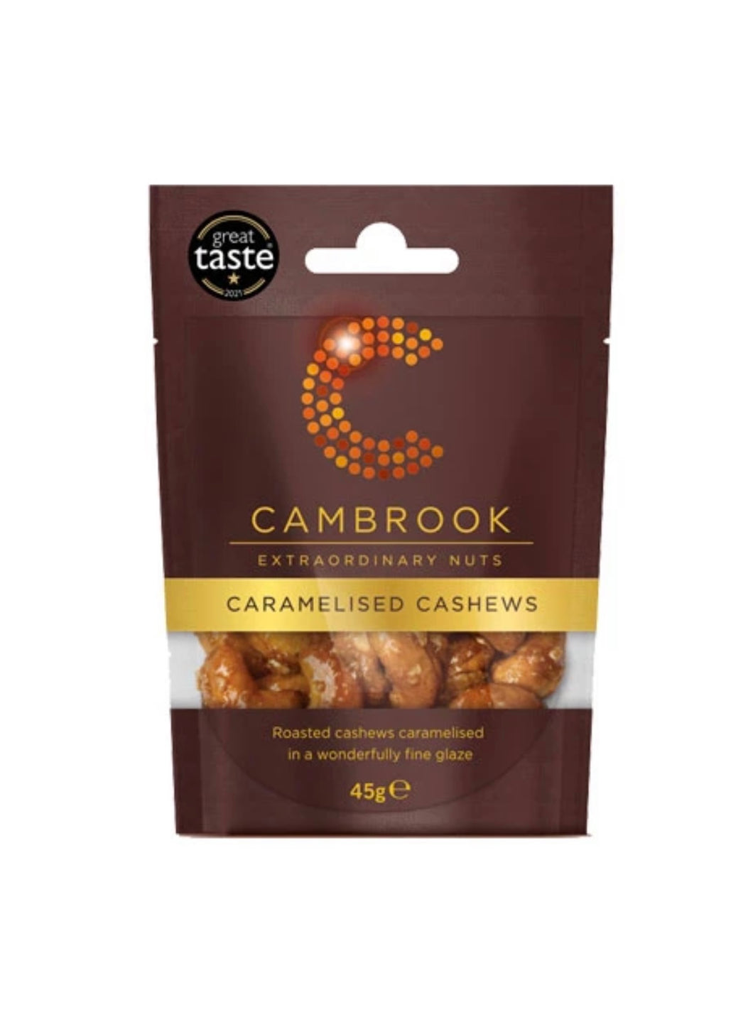 Cambrook Caramelised Cashews 45g ***