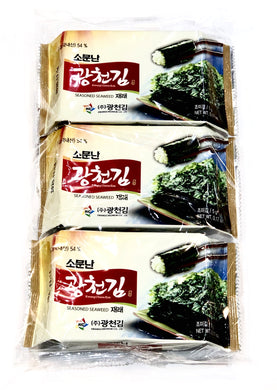 Kwangcheon Dosirak Seasoned Seaweed 15g (3Pack) <br> 廣川 即食紫菜