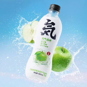 Genki Forest Sparkling Water (Green Apple Flavour) 480ml *** <br> 元氣森林青蘋果味蘇打氣泡水