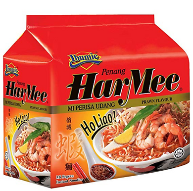 Ibumie Penang Harmee Prawn 425g (5 Packs) <br> Ibumie 檳城蝦麵 (5連包)