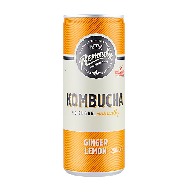 Remedy Kombucha - Ginger Lemon 250ml ***